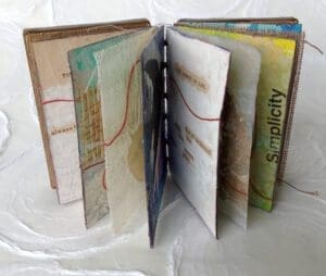 Brenda Beene Shackleford-3 Open Pages Object Of Life Mixed Media Bound Book 3.5x25x1.75 200